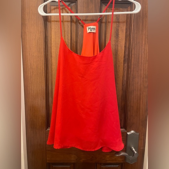 Show Me Your MuMu Bright Red Top - Picture 1 of 3